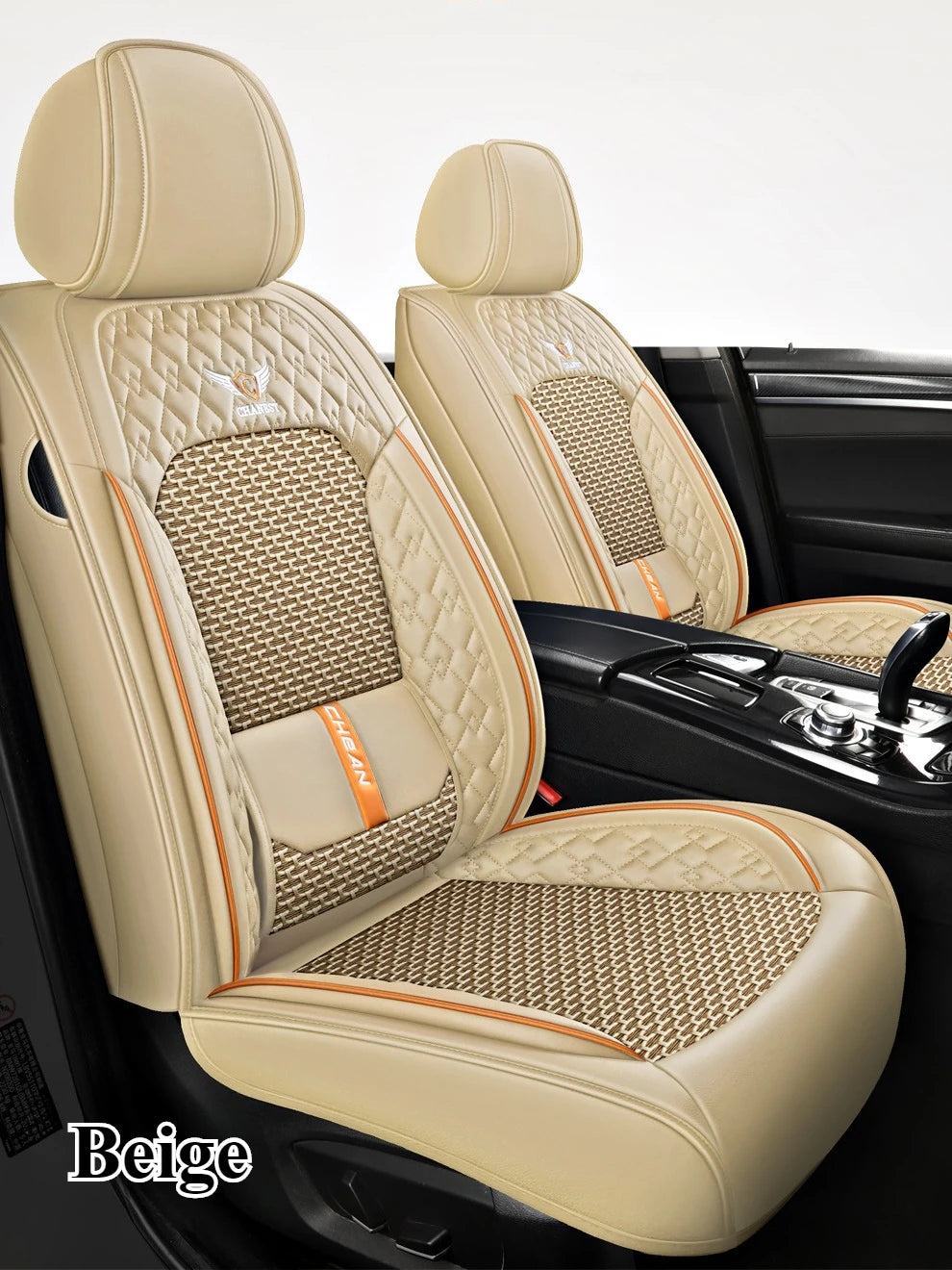 Coussin de siège auto ergonomique – Cuir Nappa et soie glacée, éponge haute résilience, confort toutes saisons pour la plupart des véhicules