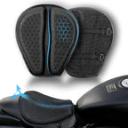 Coussin de siège de Moto 3D nid d'abeille anti-dérapant coussin de siège de Moto en Gel soulagement de la pression coussin de siège de Ride accessoires de Moto