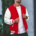 Veste de Baseball multicolore pour hommes et femmes, nouveaux boutons à la mode, polyvalente, Streetwear, automne et hiver