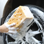 Éponge de lavage de voiture, grandes éponges en nid d'abeille, brosse pour dépoussiérage, détails, outils de nettoyage de voiture, accessoires de moto et de voiture