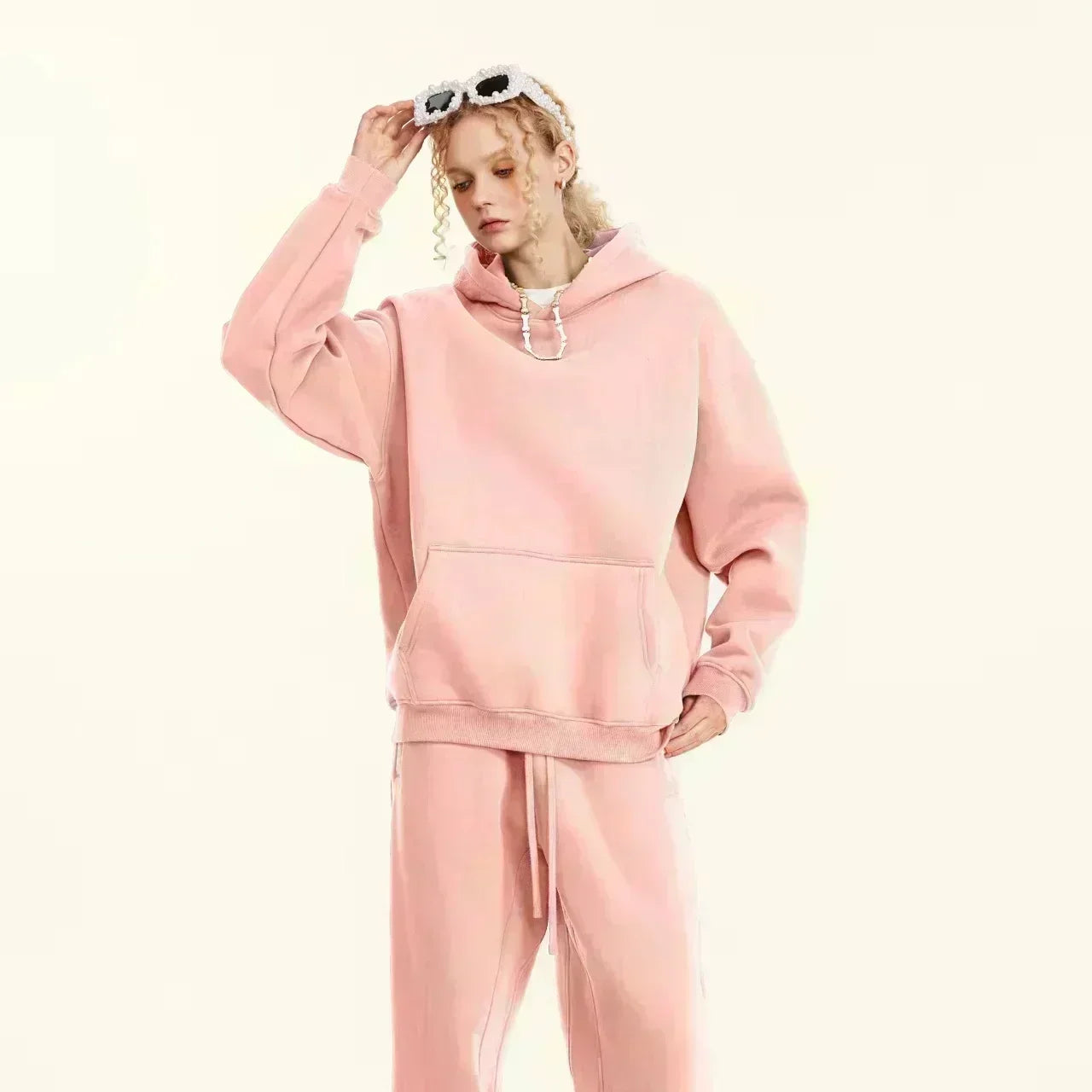 Sweat à capuche en pur coton pour hommes et femmes, impression graphique de visage bizarre, marque d'entraînement pour Sports de rue en plein air, tendance, automne et hiver