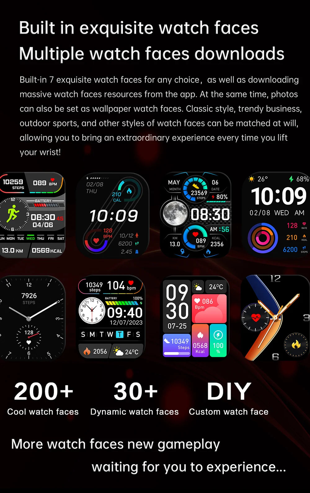 Nouvelles Montres Connectées 2026 pour Femmes, Écran Tactile Complet, Appel Bluetooth, Étanche, Suivi Sportif et de Fitness, Montres Intelligentes pour Hommes et Femmes