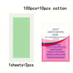 10/20/30/50 pièces bandes de cire épilatoire pour épilation papier de cire bandes de cire froide papier pour visage cou bras jambe corps outils de beauté