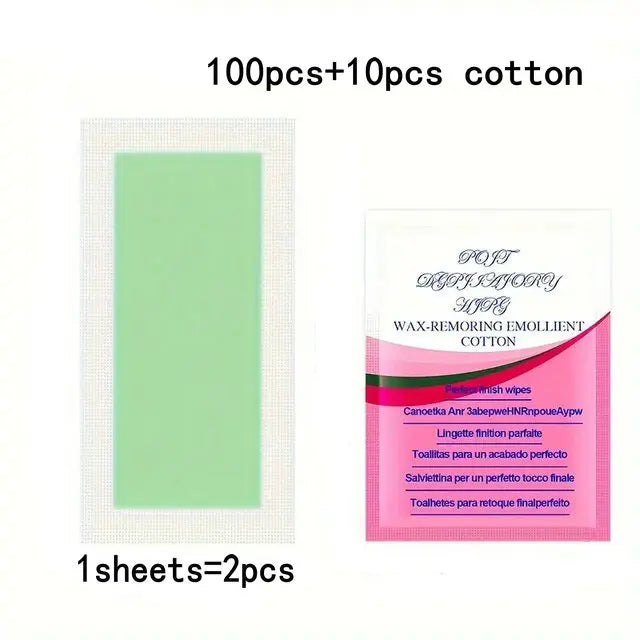 10/20/30/50 pièces bandes de cire épilatoire pour épilation papier de cire bandes de cire froide papier pour visage cou bras jambe corps outils de beauté
