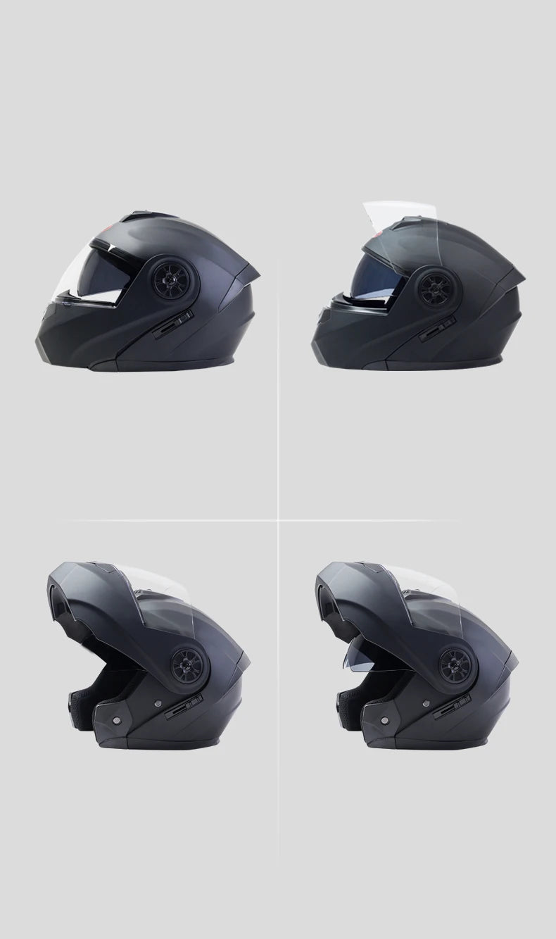 D'expériences de moto modulaires personnalisés pour hommes et femmes, casque de moto intégral, lentille de tourisme, course de motocross, mode