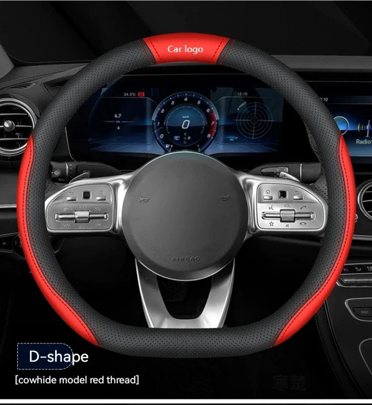 Housse de volant de voiture en daim et cuir, pour Changan UNI-K UNI-T CS15 CS35 CS55 CS75 PLUS CS85 Coupe CS95 Alsvin CX70, accessoires