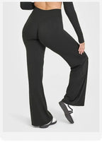 2026 décontracté Fiess jambe droite pour les femmes doux respirant sans gêner Leggings cravates Yoga pantalons de sport à jambes larges