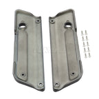 Couvercles de loquet de sacoche de moto noirs, accessoires pour Harley Touring Electra Street Glide Road King FLH FLT FLHR FLTR 93-13