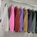 MAQVOB Vêtements de luxe de haute qualité, streetwear, vente en gros, tailles Euro et US, sweat à capuche entièrement zippé, lavé, teinture batik, printemps-automne