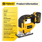MELLWIN 3500 tr/min scie sauteuse électrique sans fil 31 lames scie courbe sans fil outil de travail du bois multifonction pour Makita broche de batterie 18V