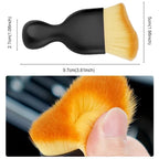 Brosse douce de nettoyage de ventilation de voiture, avec boîtier, outil de nettoyage intérieur de voiture, brosse artificielle de voiture, dépoussiérage de fentes de voiture, détails de voiture