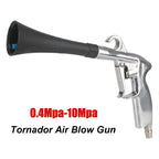 Pistolet de nettoyage de voiture, pistolet à air comprimé haute pression avec 2 buses, outils de nettoyage professionnel pour l'intérieur de la voiture, lavage à sec