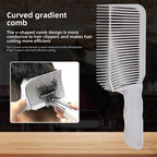 Peigne de mélange de cheveux pour hommes, 3 couleurs, pour décoloration, peigne plat en Arc, fournitures utilitaires de positionnement pour hommes, vente en gros, 2026