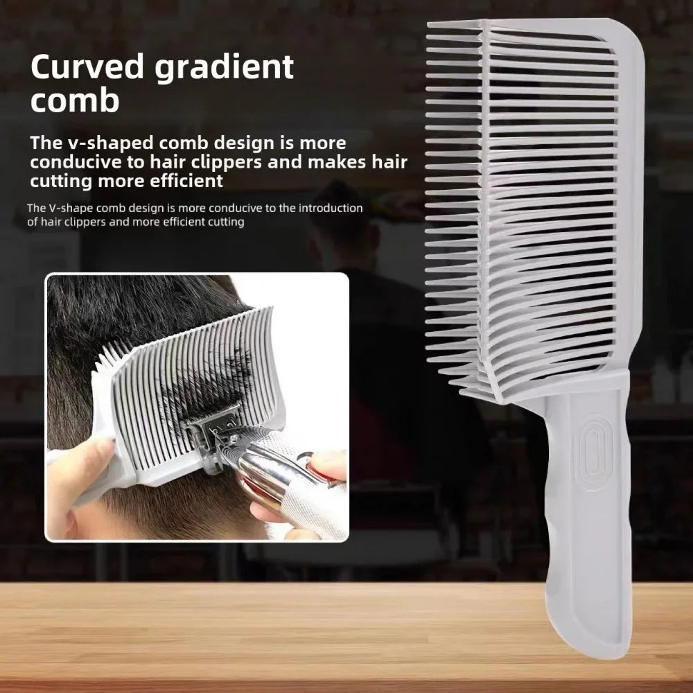 Peigne de mélange de cheveux pour hommes, 3 couleurs, pour décoloration, peigne plat en Arc, fournitures utilitaires de positionnement pour hommes, vente en gros, 2026