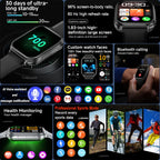 Nouvelle montre connectée 2026 pour femmes, suivi sportif et de forme physique, étanche IP68, fréquence cardiaque 24h intégrée, appels Bluetooth, montre connectée tendance pour femmes