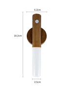 Veilleuse capteur de mouvement veilleuses appliques murales rechargeables appliques murales magnétiques éclairage mural en bois pour chambre escalier
