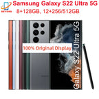 Samsung Galaxy S22 Ultra 5G S908U S908U1 S908E S908B S9080 S908N 6.8 "RAM 8/12GB ROM 128/256/512GB NFC S stylo téléphone portable d'origine