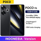 Smartphone POCO F6 5G version globale, charge turbo 90W, Snapdragon 8s Gen 3, NFC, 5000 mAh, écran AMOLED Flow DotDisplay 6,67 pouces 120 Hz