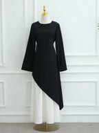 Musulman moyen-orient arabe dubaï Abayas pour femmes haut avec jupe deux pièces ensemble modeste Ramadan caftan Robe Femme vêtements islamiques