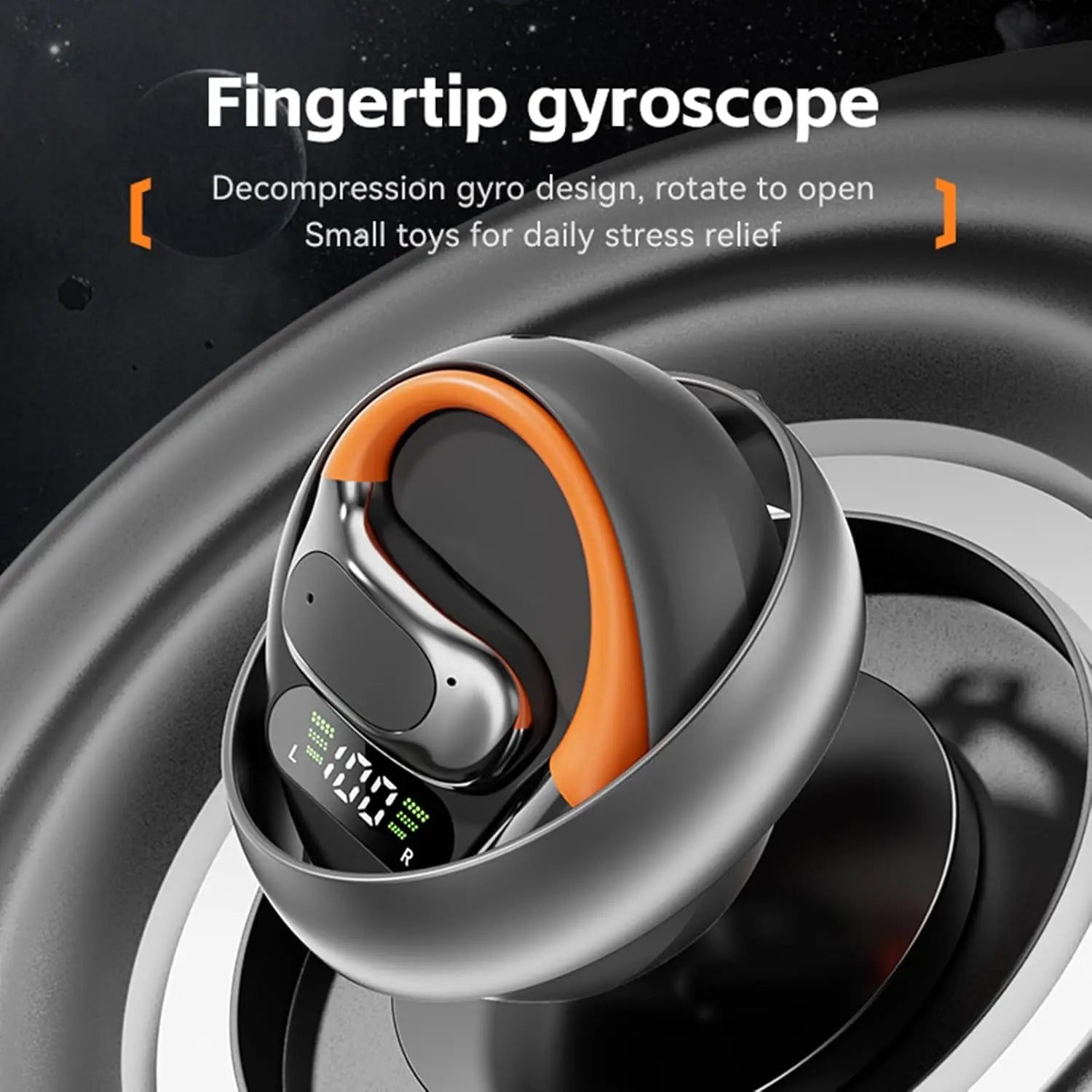 EARDECO TWS – écouteurs sans fil à clipser, oreillettes Bluetooth, son stéréo, casques Bluetooth sans fil avec microphone, son Hifi