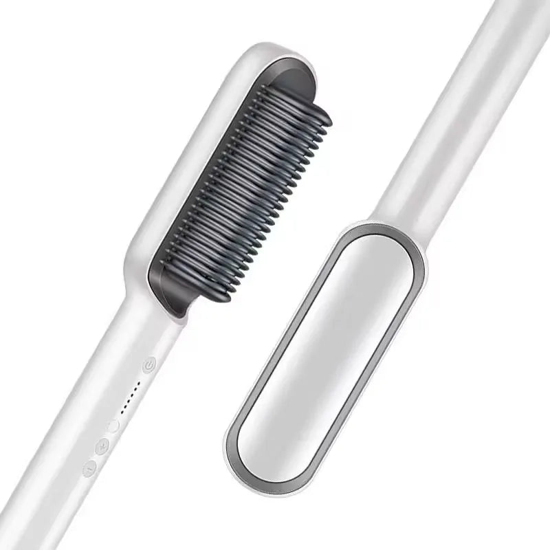 Outils professionnels de coiffure - Appareil de lissage des cheveux pour salons de beauté - Peigne et brosse lissante chauffante pour cheveux