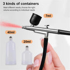 Aérographe avec compresseur aérographe peinture Mini pistolet de pulvérisation pour peinture modèle pistolet de pulvérisation aérographe compresseur pistolet de peinture