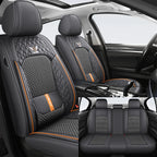 Coussin de siège auto ergonomique – Cuir Nappa et soie glacée, éponge haute résilience, confort toutes saisons pour la plupart des véhicules