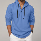 Sweat à capuche à manches longues pour hommes, chemise à boutons, décontractée, plage, Yoga, surdimensionné, chemises décontractées pour hommes, ample