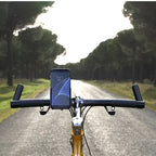 Support de téléphone universel en alliage d'aluminium pour guidon de moto, rétroviseur de vélo, support de téléphone portable pour moto
