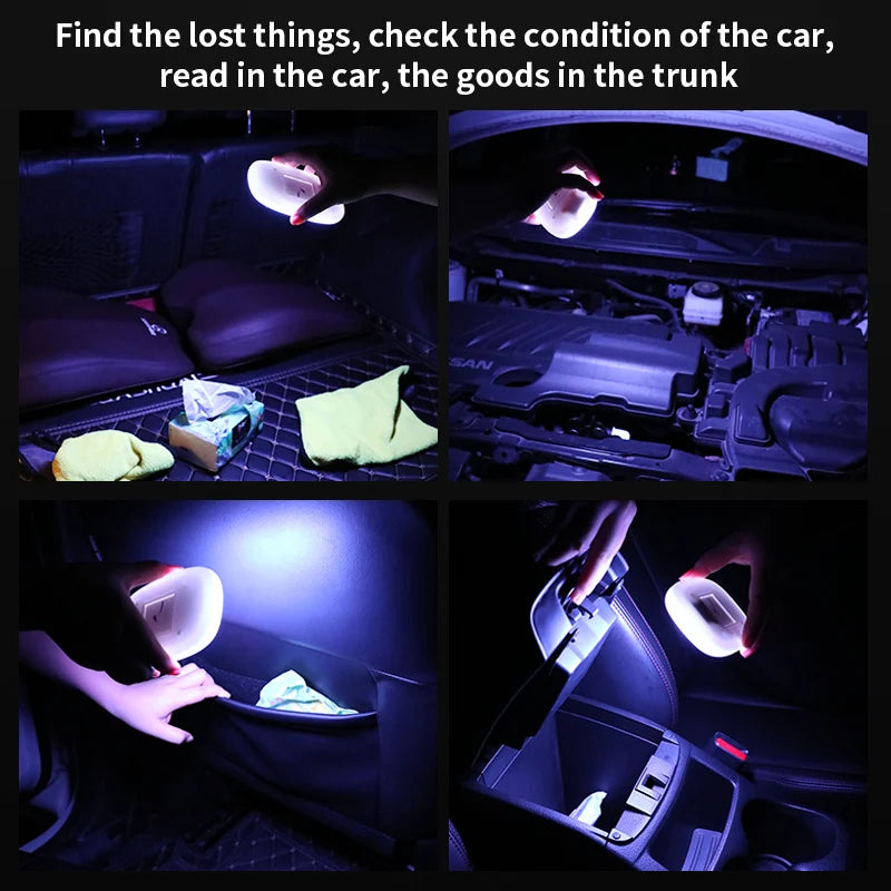 Lampe de lecture LED pour voiture, éclairage intérieur, éclairage de coffre, monté au plafond, intérieur et arrière, éclairage tactile