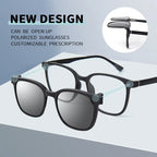 SENEVIEVE-Lunettes de soleil polarisées à clipser pour femmes, lunettes optiques de protection UV, anti-absorbe ouissement, délinquants personnalisés, TJ2192