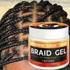 Stylage tressage Gel cire carburateur longue durée forte tenue pommade Anti-frisottis lisse finition des cheveux façonnage contrôle des bords des cheveux