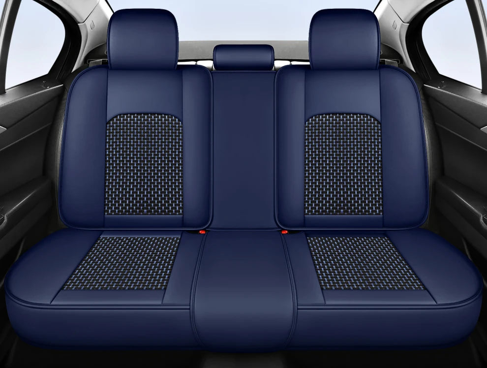 Coussin de siège auto ergonomique – Cuir Nappa et soie glacée, éponge haute résilience, confort toutes saisons pour la plupart des véhicules