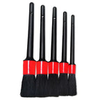 Ensemble de brosses de détail, brosses de voiture, brosse de détail de voiture pour le nettoyage de voiture, brosse de détail, brosse de roue de sortie d'air de tableau de bord