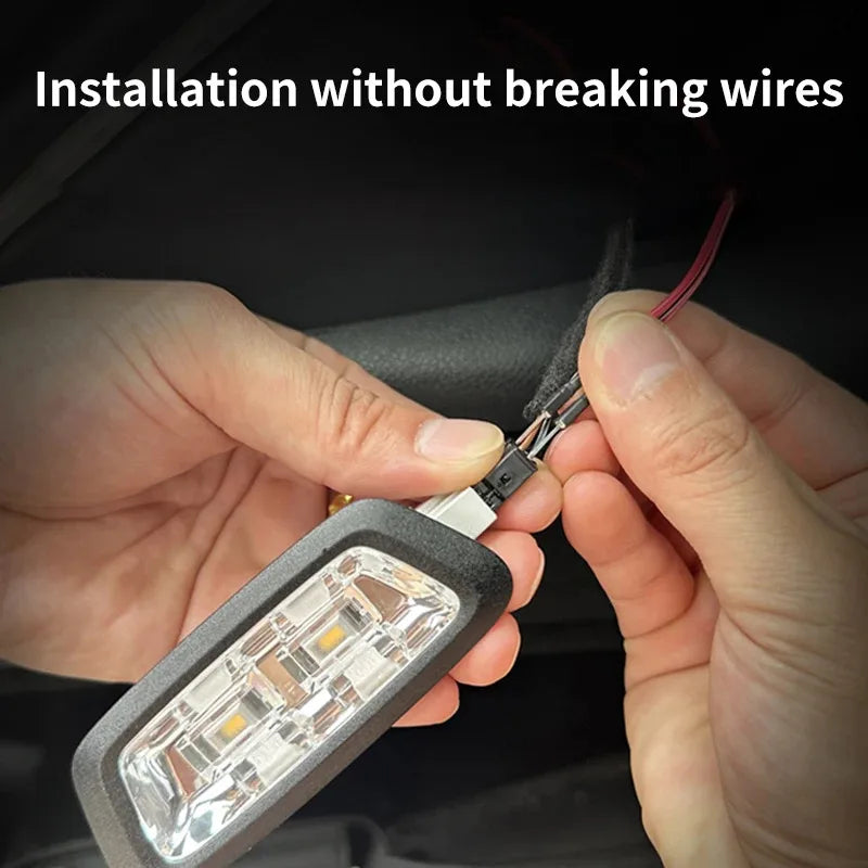Éclairage de coffre de voiture à haute luminosité, éclairage d'ambiance, décoration intérieure, bande lumineuse LED sans fil, détection automatique, éclairage de hayon