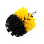 Kit de brosse à récurer électrique, perceuse, perceuses électriques, brosse à récurer et tige pour tapis, verre, pneus de voiture, brosses en Nylon 2/3.5/4''
