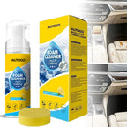 Nettoyant Moussant 150ml pour Intérieur de Voiture, Mousse Nettoyante Sans Rinçage pour Sièges en Cuir et Canapés, Nettoyant Multi-Usages pour Automobile et Maison