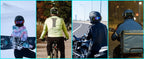 Affichage de casque LED, feu arrière de casque de Moto, voyant d'avertissement, accessoires de Moto