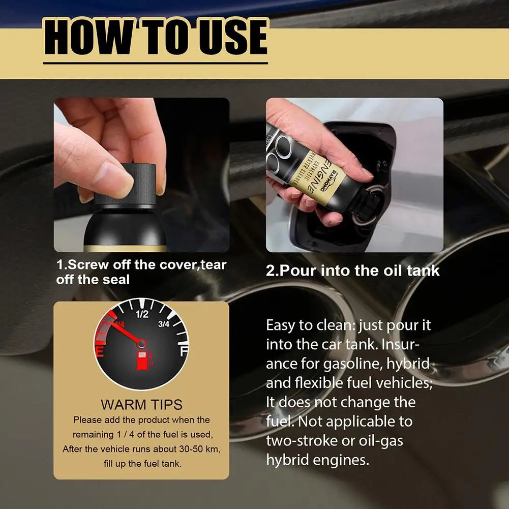 Nettoyeur de convertisseur catalytique de voiture 30ml, nettoyage en profondeur, nettoyeur polyvalent pour moteur CSV, accélérateurs propres, catalyseurs, nettoyeur facile
