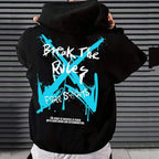 Sweat à capuche imprimé pour hommes, décontracté, manches longues, Hip Hop, Harajuku, Y2k, hauts pour hommes, unisexe