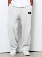 Pantalon de jogging décontracté pour homme 2026, coupe droite, taille élastique, jambe large, vêtements de sport pour homme, collection Printemps/Automne
