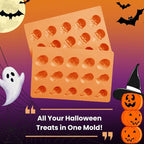 Moules de personnages de films d'horreur – Moules en silicone d'Halloween pour chocolat, bonbons, résine, artisanat – Icônes de films effrayants 3D pour fête Trea