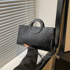 Sacs à main en cuir PU motif Crocodile pour femmes, sac carré vert, marque de mode, sacs à bandoulière, pochettes féminines