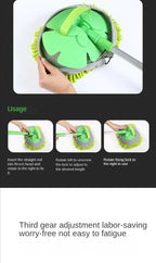 Brosse de nettoyage de voiture, réglable, Super absorbante, brosse de lavage de voiture, télescopique à Long manche, vadrouille de nettoyage, accessoires automobiles