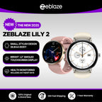 Nouveau 2026 Zeblaze LILY 2 appel vocal femme Smartwatch Double sangle 1.2 "HD AMOLED affichage surveillance de la santé sport montre intelligente