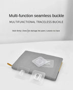 Crochets muraux adhésifs Double face, crochets transparents polyvalents, imperméables pour vêtements, chapeaux, serviettes, crochets pour porte de cuisine et de bain