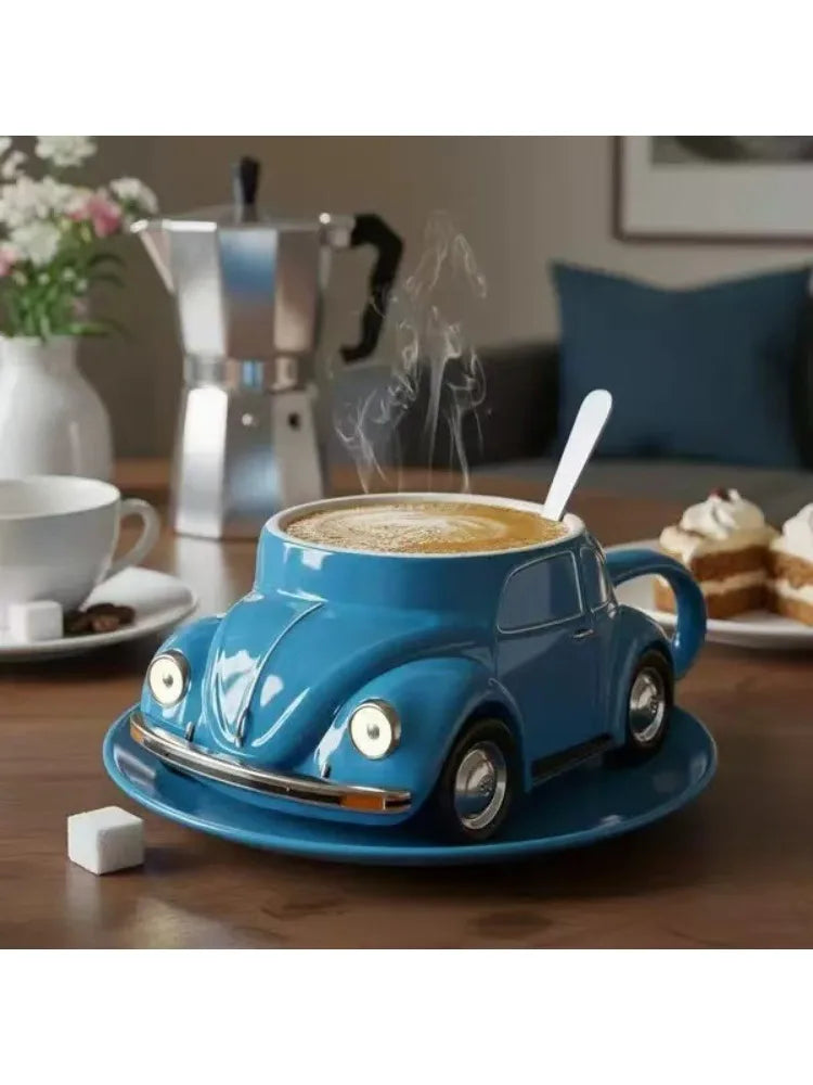 Tasse à café en forme de coccinelle, Design Unique, nouveauté, cadeau pour les amateurs de café