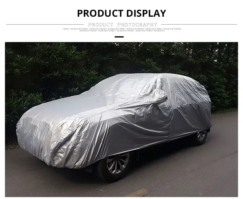 Housse de Protection complète pour voiture, intérieur et extérieur, pare-soleil, Anti-poussière, Anti-UV, universelle pour berline SUV