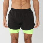Short de course avec poches doublées pour homme, séchage rapide, léger, respirant, athlétique, sport, entraînement, boucle serviette