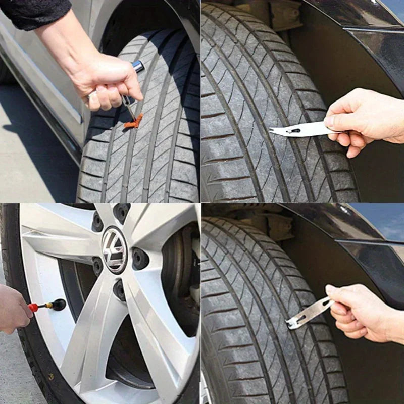 Kit de Réparation Pneus Tubeless – Urgence Route & Tout-Terrain